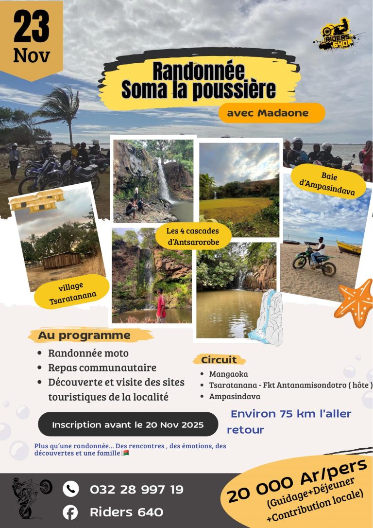 RANDONNÉE “SOMA LA POUSSIÈRE” — Dernière édition 2025