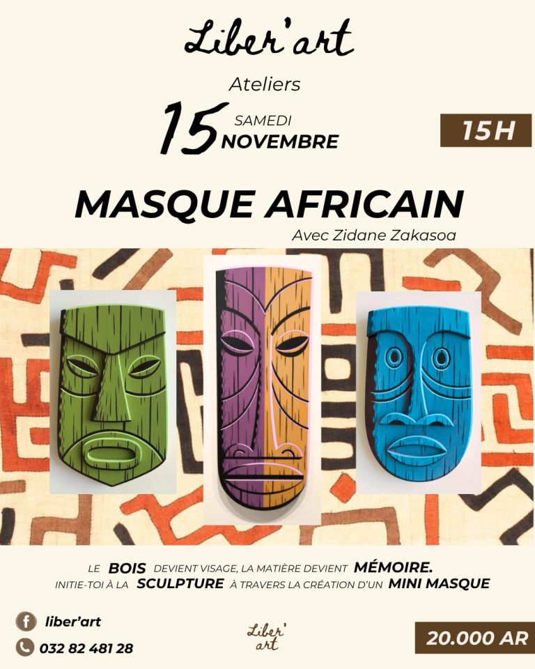 masque africain diego atelier